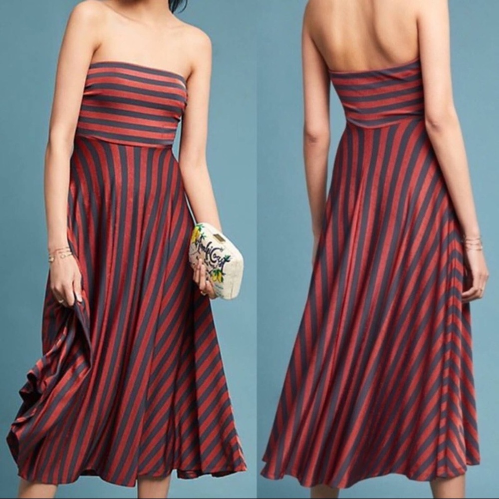 NWT Maeve for Anthropologie Penny Midi Dress